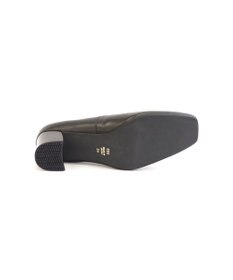 Pointer 日本製 バックルモチーフスクエアトゥパンプス