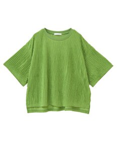 Green Parks ５分袖フリルカットプルオーバー