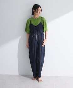 Green Parks ５分袖フリルカットプルオーバー