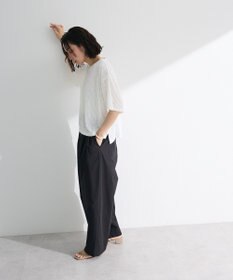 Green Parks ５分袖フリルカットプルオーバー