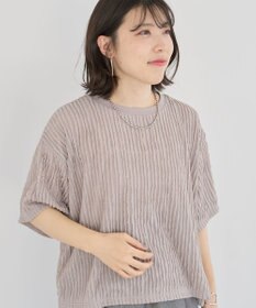 Green Parks ５分袖フリルカットプルオーバー