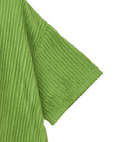 Green Parks ５分袖フリルカットプルオーバー