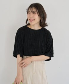 Green Parks ５分袖フリルカットプルオーバー