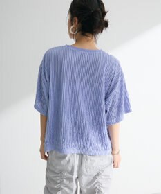 Green Parks ５分袖フリルカットプルオーバー