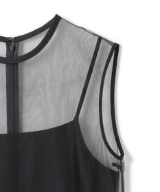 BEIGE， 【洗える・GISELe 4月号掲載】KALMIA / ノースリーブチュールドレス