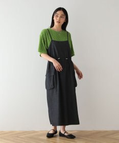 Green Parks ５分袖フリルカットプルオーバー