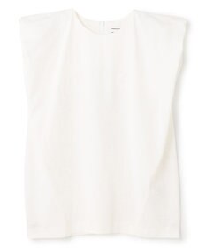 BEIGE， 【洗える】SCALA / コットンリネンボリュームスリーブトップス