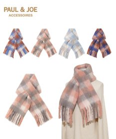 MOONBAT PAUL&JOE ACCESSOIRES(ポール&ジョー) ボリュームマフラー ブロックチェック