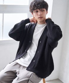 WEGO オーバーフィットカーディガン