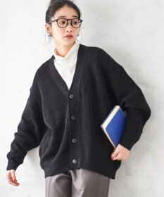 WEGO オーバーフィットカーディガン