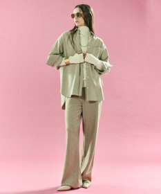 BEIGE， MONTAIGNE / イージーウエストウールワイドパンツ