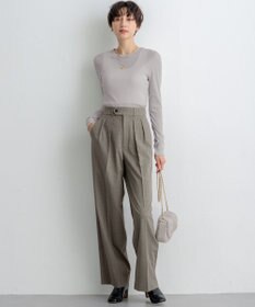 23区 【SLOW/一部店舗限定】シアーリブロンTEE クルーネック カットソー