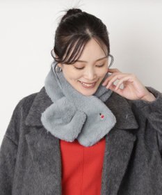 MOONBAT MACKINTOSH PHILOSOPHY(マッキントッシュ フィロソフィー）バッキンガムベア フェイクファー プチマフラー