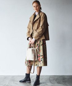 組曲 【23.5cm~24cm】パールヒールミドルブーツ