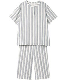 ワコール／睡眠科学 パジャマ 5分袖 半袖 8分丈 綿100%(本体) レディース YDT146 睡眠科学／ワコール