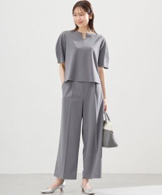 組曲 【WEB限定】ジョーゼットジャージーワイド パンツ