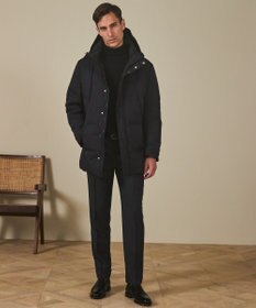 GOTAIRIKU WEB限定【仕事で着られる】ドレスダウンコート_ストレッチツイル_25年新作