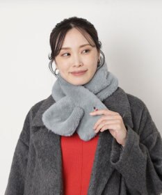 MOONBAT MACKINTOSH PHILOSOPHY(マッキントッシュ フィロソフィー）バッキンガムベア フェイクファー プチマフラー