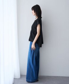 YECCA VECCA ピン付きドレープカットソー