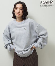 Green Parks ■PEANUTS スヌーピーミニ刺繍スウェット