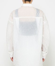 uncrave 【佐藤晴美さん着用】シアー ジャガード シャツ