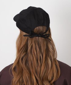 MOONBAT ポール & ジョー (PAUL & JOE ACCESSOIRES) ロゴ刺繍 リボン キャップ