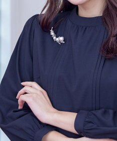 Tiaclasse 【洗える】ハイネックピンタックワンピース