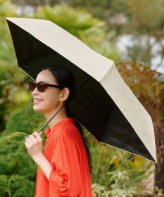 UNFILO 【マジカルテック×UNFILOコラボ】遮光率100％！ 晴雨兼用 日傘 ベージュ