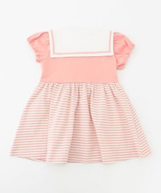 組曲 KIDS 【80-90cm】セーラーボーダー ワンピース