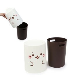 Mother garden しろたん お友達  顔ぼん  ダストボックス ３個セット《しろたんL / らっこいぬＭ / らむねS 》