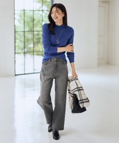 ANY L 【6色展開】フリルネックニット