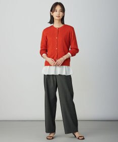 J.PRESS LADIES L 【WEB限定カラーあり】レイヤードジャージー フレア カットソー