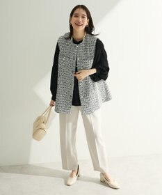 Green Parks Ｏ．袖プリーツブラウス