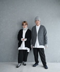 AND WOOL 〈上質な素材と手仕事から生まれた優しいニット〉メリノウール・ケーブル編みニット帽子