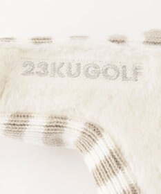 23区GOLF 【雑貨】ファー×ボーダー パターカバー