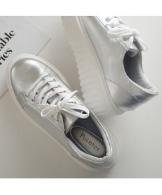 Pointer 日本製 レースアップ厚底スニーカー