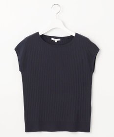 自由区 S 【アンサンブル対応・洗える】ハイツイストコットンアセテートフレンチスリーブ ニット