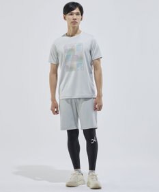 CW-X 【UNISEX】 CW-X トップス Ｔシャツ 半袖 3分袖 Ｕネック メッシュ素材 UVカット率90%以上(本体) ユニセックス DLR195 /ワコール