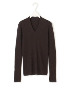ICB 【洗える】エクストラファインメリノ Vネックプルオーバー