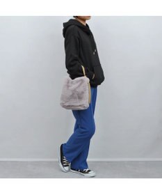 UNBILLION cachecache エコファーワンハンドルミニトートバッグ