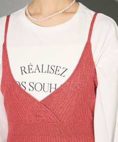 Green Parks レース編み風ビスチェキャミワンピース