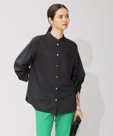 ICB 【洗える】キュームコアローン バンドカラーシャツ