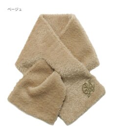 MOONBAT PAUL & JOE ACCESSOIRES フェイクファーブローチマフラー