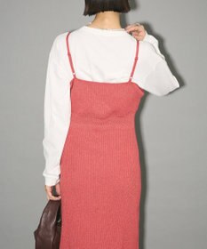 Green Parks レース編み風ビスチェキャミワンピース