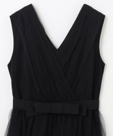 GRACE CONTINENTAL チュールドレープドレス