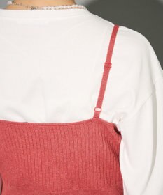 Green Parks レース編み風ビスチェキャミワンピース