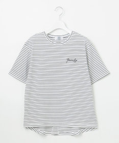 J.PRESS LADIES エンブロイダリー ロゴ Tシャツ