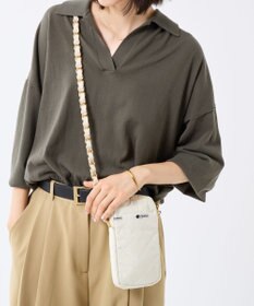 LeSportsac CHAIN MINI PHONE CRSBDY/サンドバーチェーンキルト