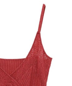 Green Parks レース編み風ビスチェキャミワンピース