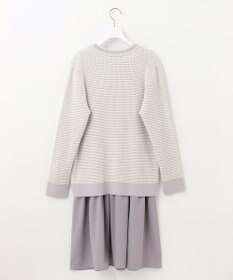 ANY SIS 【美人百花11月号掲載】クラシカルカーデ×ミディワンピ セット